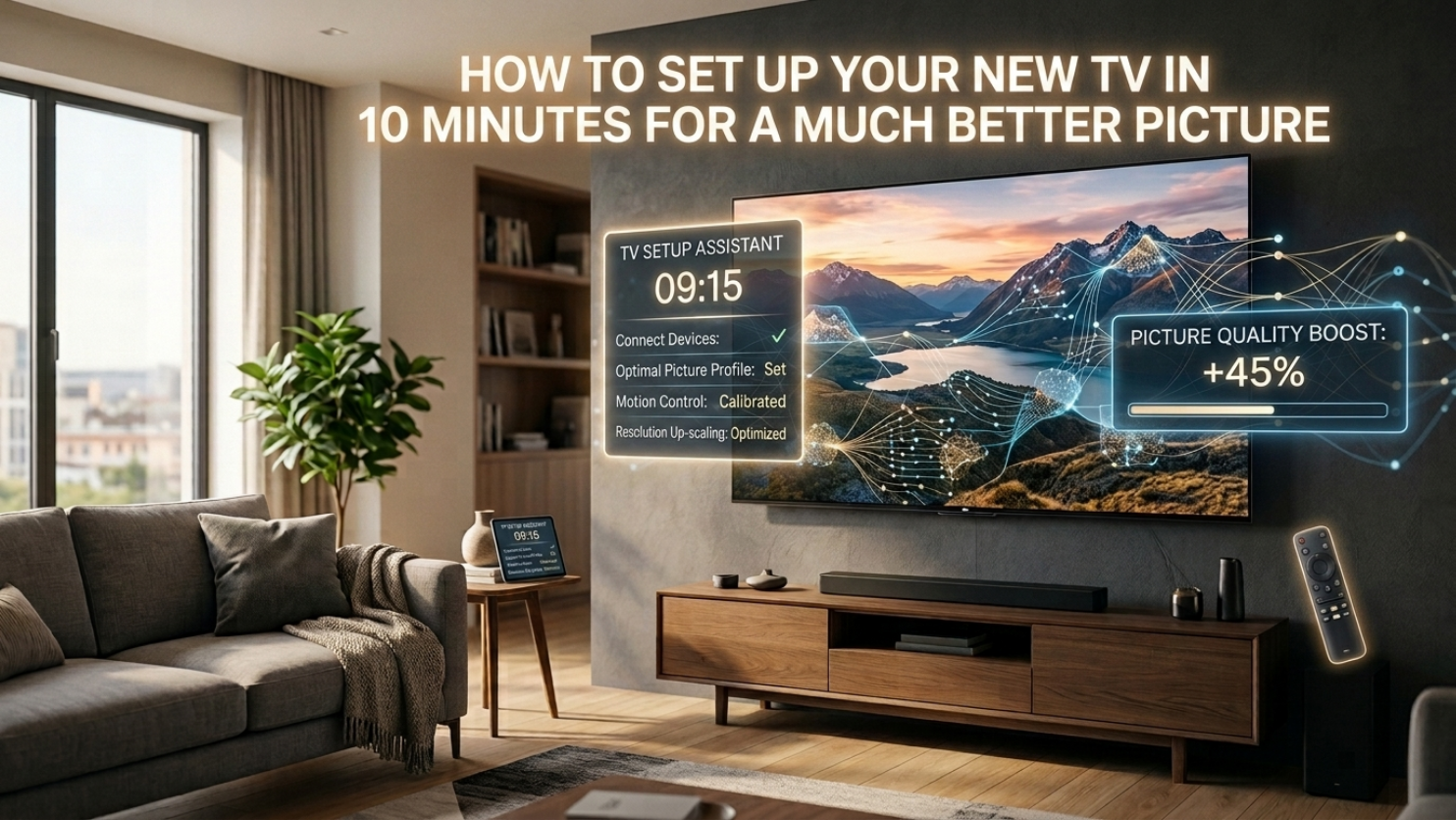 Como Configurar Sua Nova TV Para Ter Imagem Muito Melhor