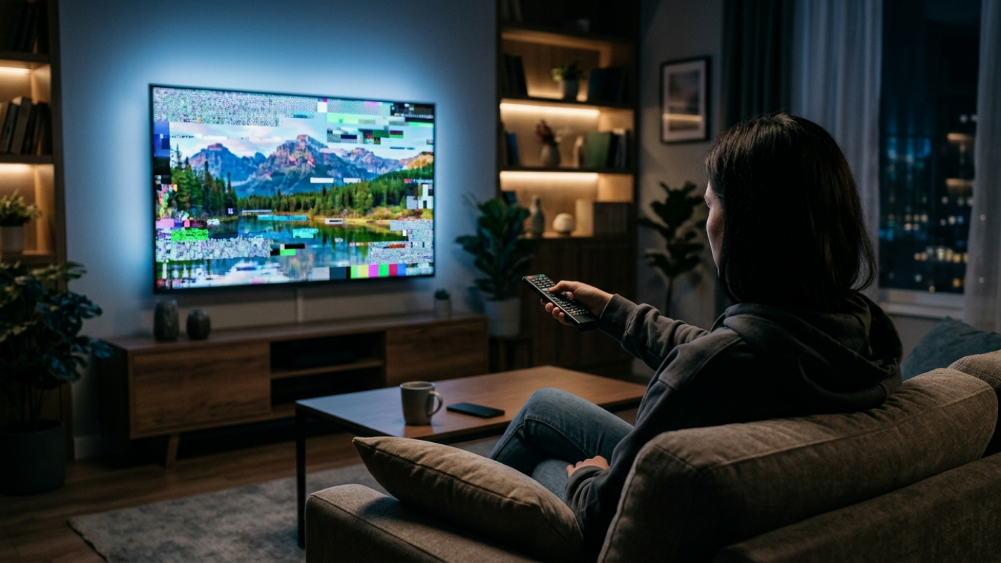 Minha TV Fica Travando a Imagem: Causas e Soluções 